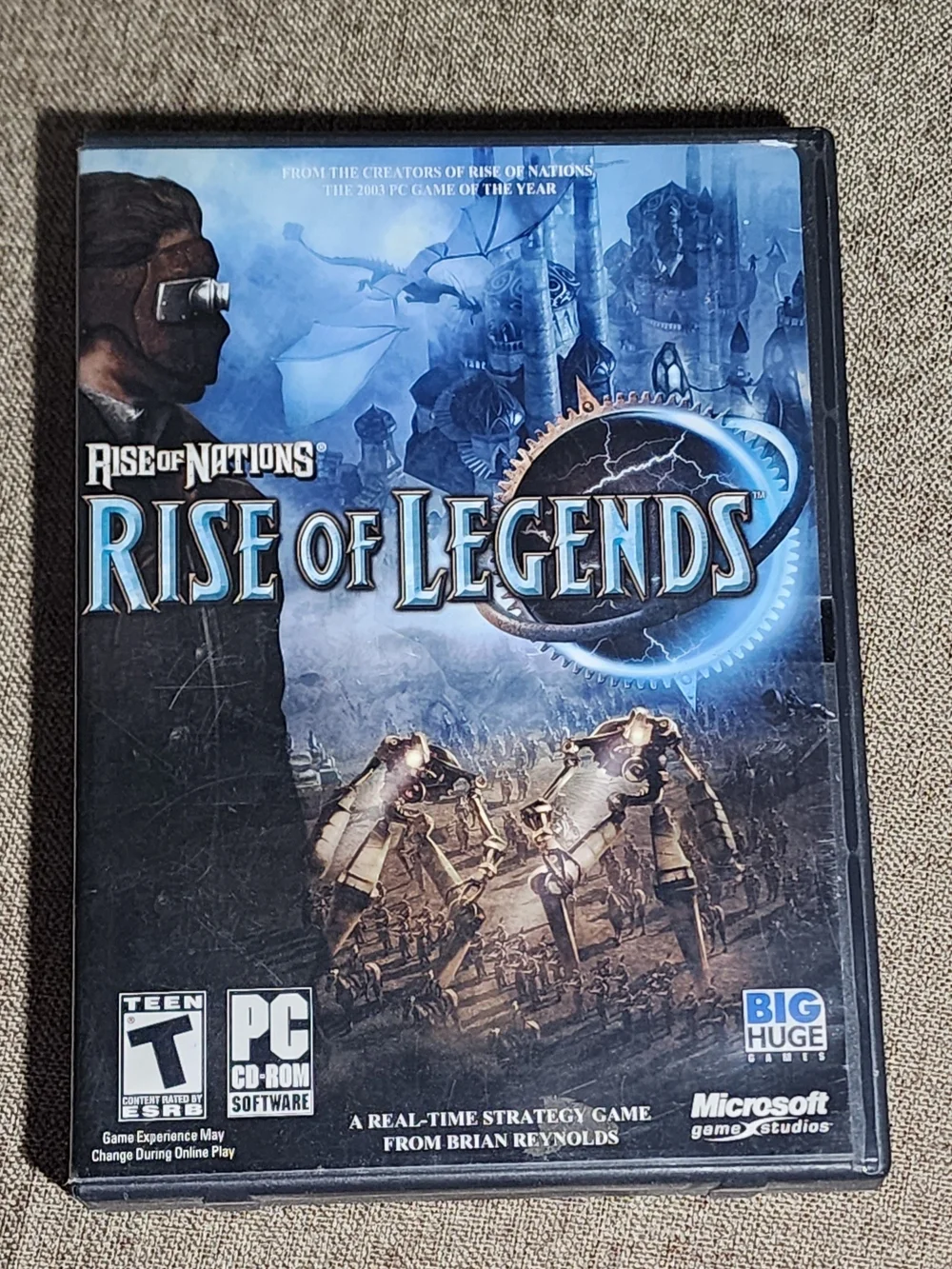 Rise of Nations Rise of Legends PC Game 2006 Real Time Strategy Microsoft RTS